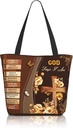Bible Tote Bags For Women Christian Tote Bag Reusable Shopping Bags for Women Bible Verse Shoulder Bag Christian Gifts