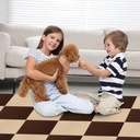 Carpet Tile 12” X 12” Self Adhesive Carpet Floor Tiles Anti-Slip Reusable Carpet Squares Peel and Stick Carpet Floor Tile Easy Install DIY for Bedroom Living Room(10 Pcs)