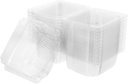 50pcs Cake Box Cupcake Storage Container for Muffins and Desserts for Bakery Packaging and Transporting Treats