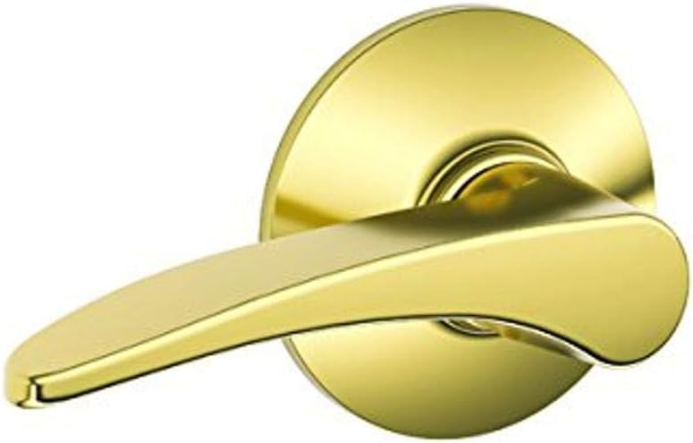 Schlage F10MNH605 Manhattan Passage Lever, Bright Brass