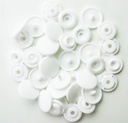 100 Sets KAM Snaps Buttons, BetterJonny Size 20 T5 Glossy Round Resin Plastic Buttons Fasteners Punch Poppers for Cloth Diaper/Bibs/Towels/Nappies