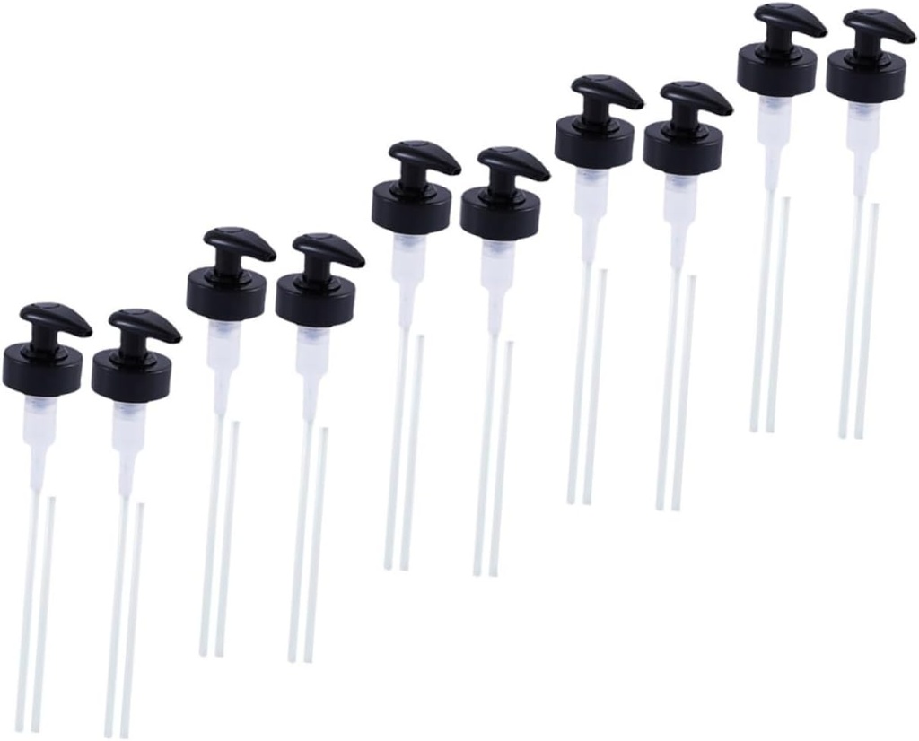 12sets Oyster Sauce Press Pump Creative Sauce Squeezer for Bottles Efficient Dispenser for Ketchup