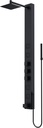 VIGO Bowery 58" H x 5" W 4-Jet Shower Panel System with Square Rainhead, Tub Filler and Hand Shower Wand in Matte Black-VG08023MB