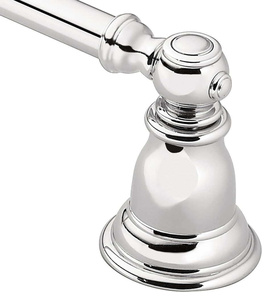 Moen YB5418CH Kingsley 18-Inch Single Towel Bar, Chrome