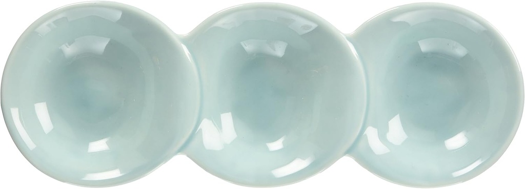 Yamasita Craft 11428230 Celadon Dango, 3.7 x 10.2 x 1.0 inches (9.5 x 26.2 x 2.6 cm)