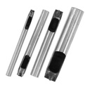 Operitacx 4pcs Leather Hole Punch Tool Set with Star-Shaped Punches Steel DIY Belt Hole Puncher for Crafting Multiple for Precise Leatherwork and Belt Projects