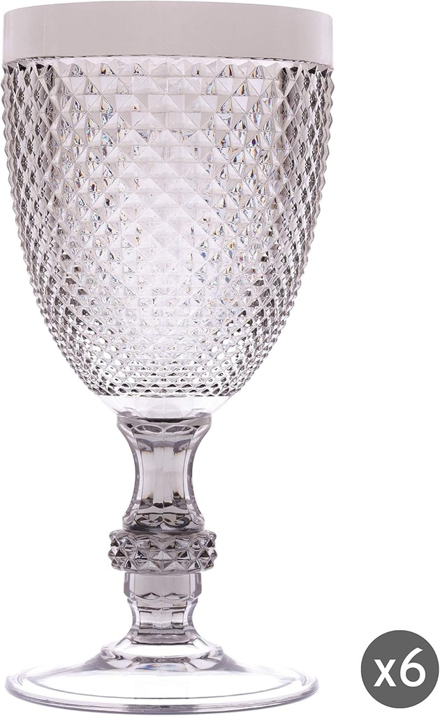 Excélsa Set 6 Glasses Silver