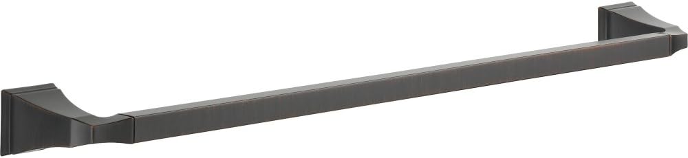 DELTA FAUCET 75124-RB Dryden Wall Mounted 24 in. Towel Bar in SpotShield Venetian Bronze