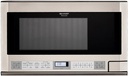 Sharp R1214TY 1.5 Cu. Ft. 1100W Over-the-Counter Microwave in Stainless Steel
