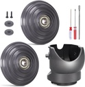 Ball Wheel + Vacuum Head Connector Replacement Compatible with Dyson V10 V11 V15 100W High Torque Cleaner Head Accessories