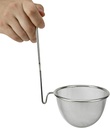 EIKS 2 Pack Stainless Steel Strainer Basket with Long Handle for Hot Pot Straining Foods Deep Frying Rinsing Vegetables