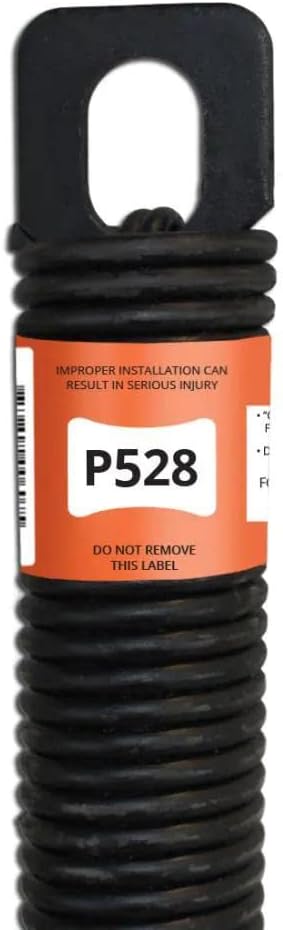 P528 - 28 in. Garage Door Plug-End Extension Spring (0.207 in. No. 5 Wire) (Pack of 1)