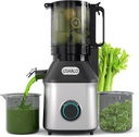 Cold Press Juicer, USHALO Juicer Machines with 5.5" Extra Large Feed Chute, 300W Slow Masticating Juicer for Whole Vegetables and Fruits, 99% High Juice Yield, Easy to Clean