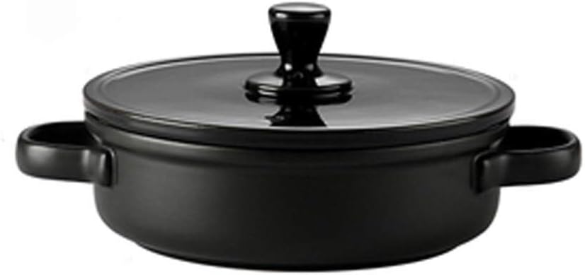 Ceramic Crock Pot Solid Soup Pot Hot Stew Pot Casserole Cooking Pot Cookware Ceramic Soup Pot Kitchen Cooking Ceramic Stew Pot