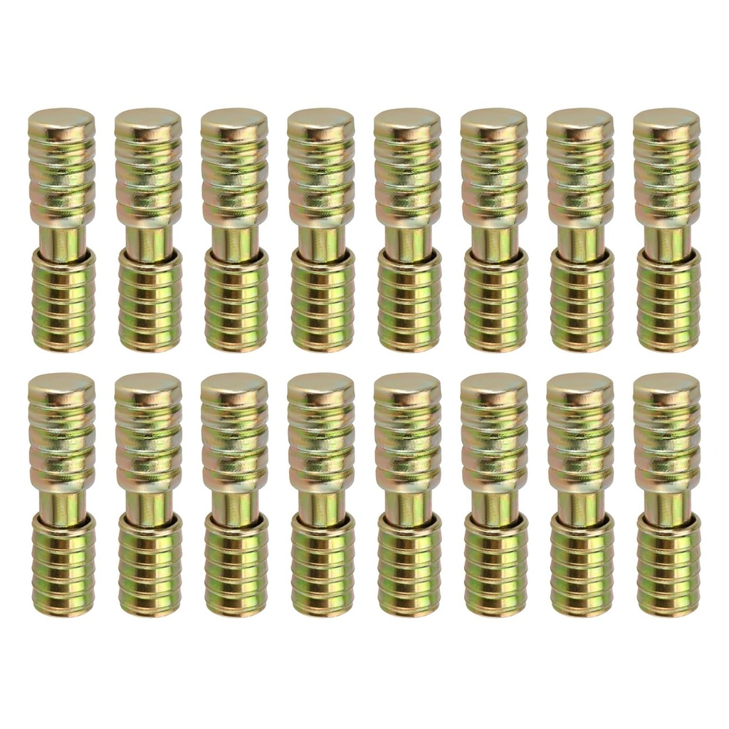 Create idea 16 Pairs Model Railway Train Rail Baseboard Alignment Dowels Dowel Pins Carbon Steel Alignment Pins Suitable for Ø 8 mm Hole