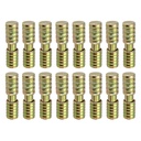 Create idea 16 Pairs Model Railway Train Rail Baseboard Alignment Dowels Dowel Pins Carbon Steel Alignment Pins Suitable for Ø 8 mm Hole