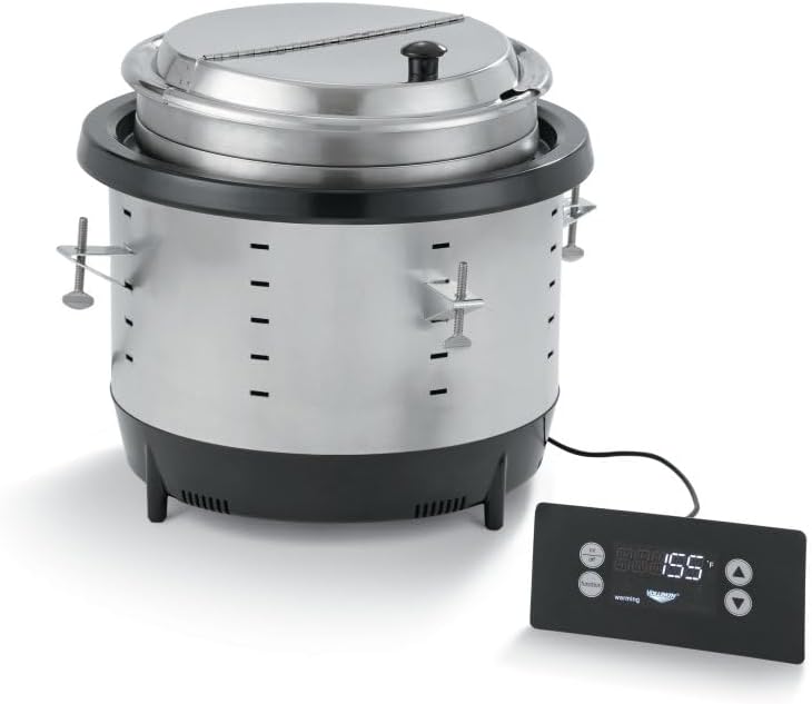 Vollrath 741101DW Mirage Silver 11 Quart Drop-in Induction Warmer