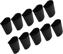 PRETYZOOM 10pcs Hanging Bucket Storage Baskets Plastic Kitchen Trolley Cup Holder Home Store Organizers