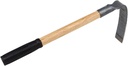 HANABASS Handy Hoe Farm Tools Garden Hoeing Weeding Accessories Long Wooden Handle Steel Hoe for
