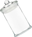 LIFKOME 1pc Glass Storage Jar Airtight Food Container for Kitchen Pantry and Home Organization for Cereals Cookies Candy