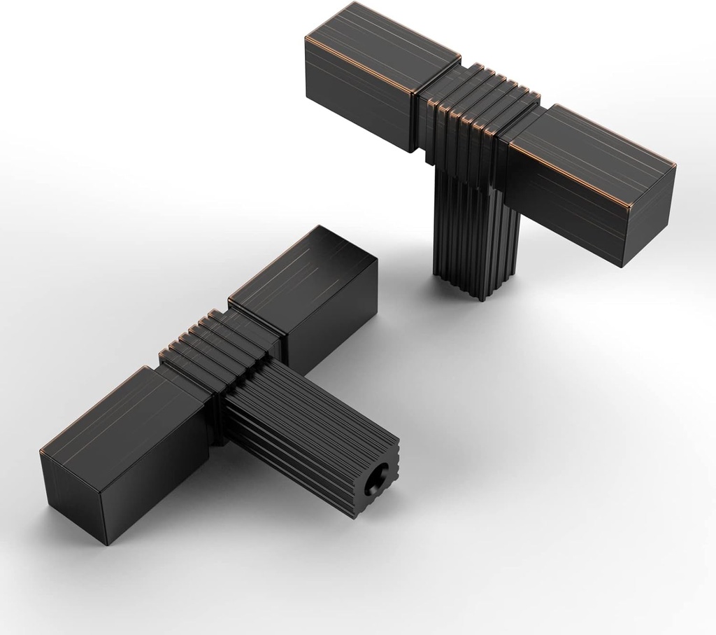 AOOTOCH 10 Pack 1.2 Inch Oil Rubbed Bronze Cabinet Knobs for Dresser Drawers and Cabinets