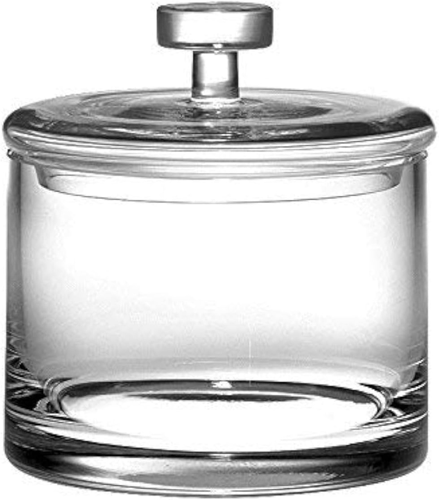 Barski - Glass - Biscuit Jar - Candy Box - 6" H - Made in Europe