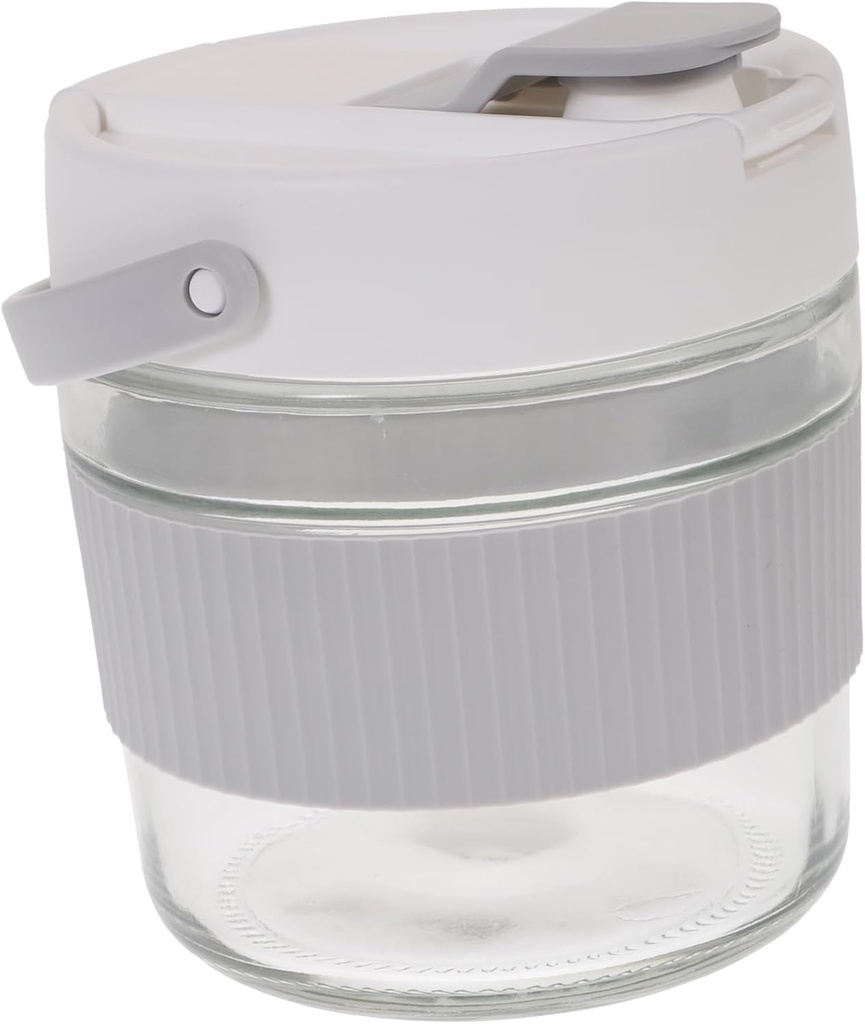 PRETYZOOM Thickened Pickling Jar Kitchen Container Vacuum Container with Lid Small Jars Insulated Cookie Microwave Pickle Flip Jar Mini Jars with Lids Pantry Machine Sealer Food Glass