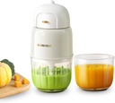 Baby Food Maker - Blender with 2 Glass Bowls, Processor for Fruit, Veggie, Meat, Puree Maker