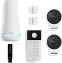 SimpliSafe 7 Piece Wireless Outdoor Camera Home Security System - Optional 24/7 Professional Monitoring - No Contract - Compatible with Alexa and Google Assistant