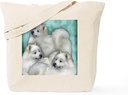 CafePress Samoyed Dogs Tote Bag Reusable Natural Beige Canvas Shopping Bag