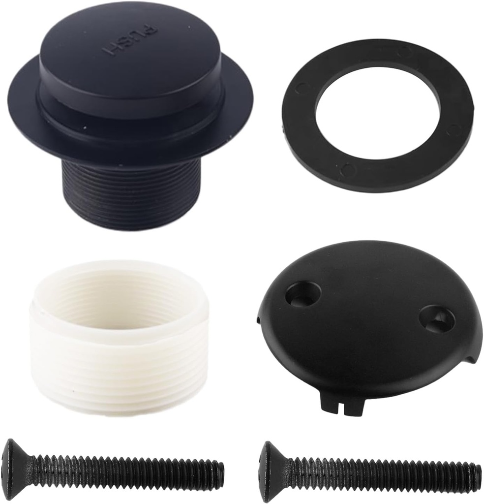Bathtub Drain Replacement Kit, Universal Bath Tub Stoppers Tip-Toe Tub Conversion Accessories Parts Drain Cover for Bathtub