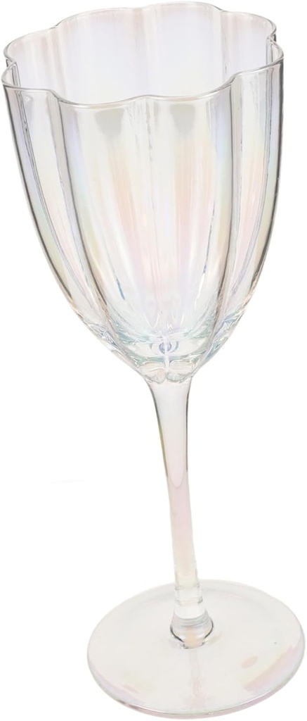 Homoyoyo Colorful Glass Goblet Vintage Wine Chalice Goblet Cocktail Glass Bulk Party Supplies