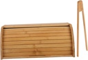 Bamboo Bread Box Countertop Organizer Airtight Bread Container Random Style