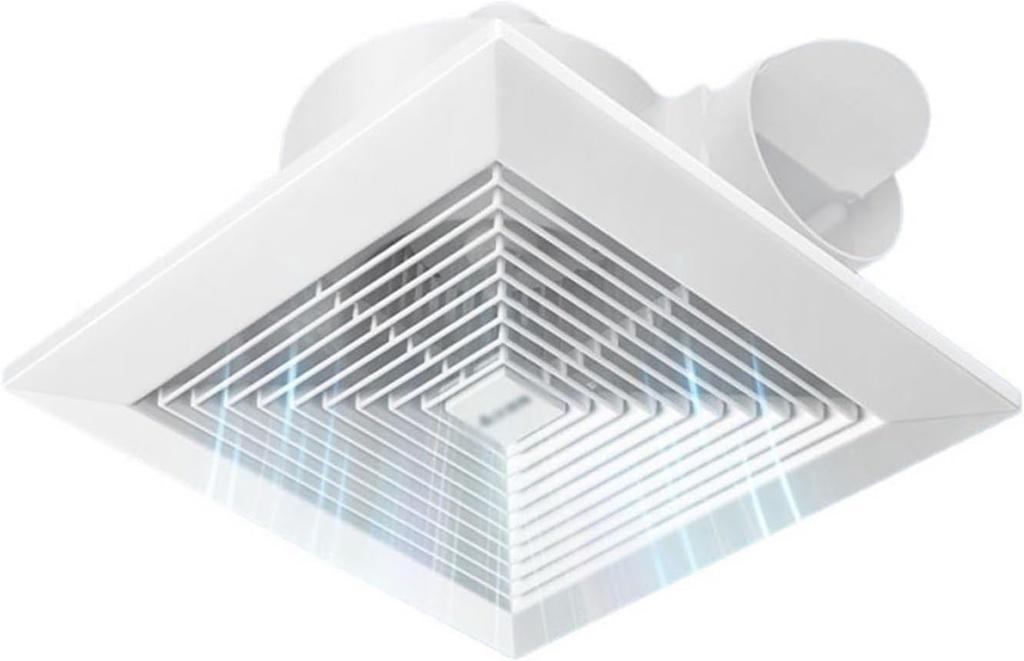 GRFIT Exhaust Fans Bathroom Plaster Ceiling Exhaust Fan Hotel Commercial Ceiling Exhaust Ventilation Fan Strong Mute High Power Appliance Accessories (Size : 32 * 32cm(35W))