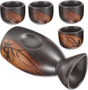 OUNONA 1 Set Japanese Sake Set Porcelain Traditional Sake Pot and Cup Set Easy to Clean for Home and Bar Use for Pottery Lovers