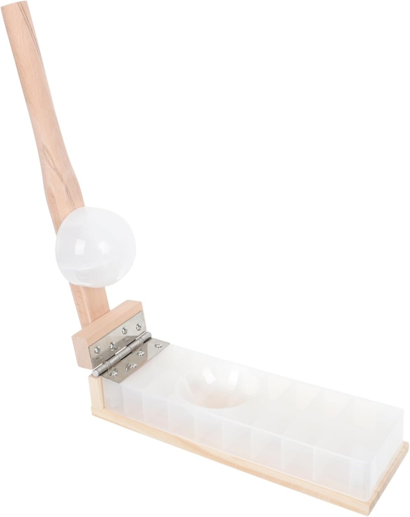 PRETYZOOM Dumpling Pressing Tool Wood Dumpling Mold Rice Cracker Molding Tool Kitchen Mold