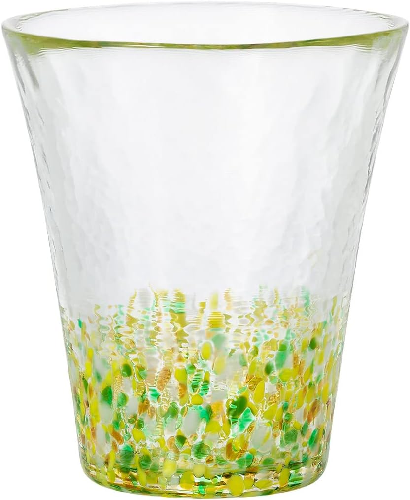 ADERIA F79854 Tsugaru Vidro Tumbler Glass, Sunflower, 10.1 fl oz (300 ml), Includes Gift Box, Made in Japan, High Ball, Cup, Beer, Stylish, Sake, Gift, Women's, Mother's Day, Father's Day, Husband and