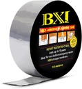 BXI Flashing Roll Tape Membrane, 2 inches X 32 Feet Thick Waterproof Patch Seal Tape, Self-Adhesive SBS Modified Rubberized Asphalt, Deck Seam Joist Leak Sealant for Roof Window Gutter Repair Outdoor