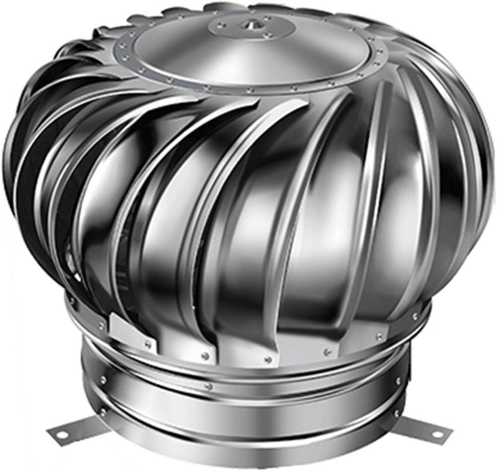 Exhaust Fan Power Stainless Steel Roof Ventilation Fan Exhaust Hood Ventilator Diameter 300mm