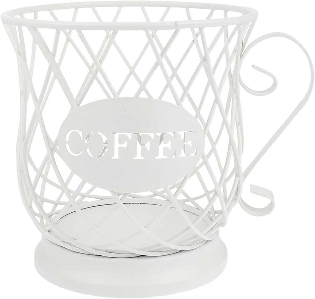 DOITOOL Metal Pod Holder Organizer Espresso Cup Pod Storage Container for Coffee Accessories Sturdy and Elegant