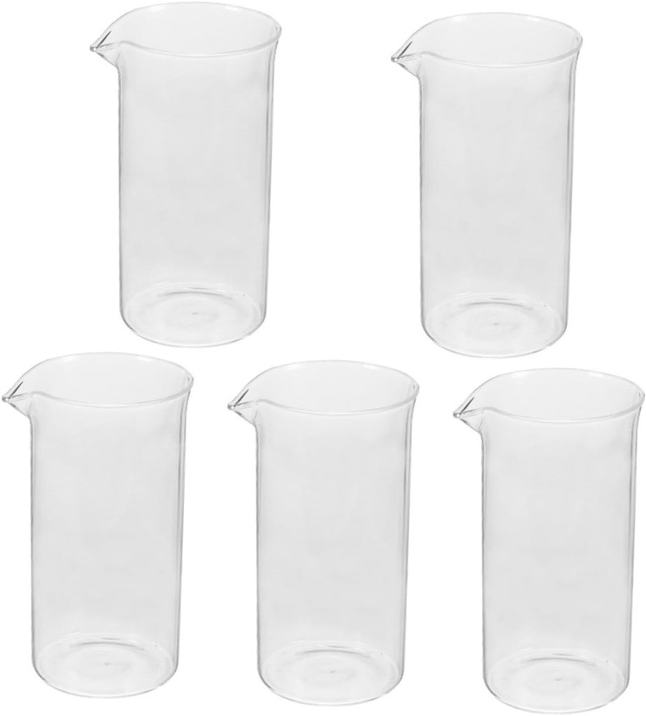 Coffee Press Replacement Beaker Cup for Press Pot and Reusable Espresso Maker Accessory for Coffee Tea Hot Cold Beverages