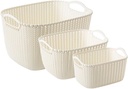 Desktop storage basket, plastic storage basket, shower storage frame basket