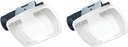 Air King 90 CFM Ceiling Mounted Snap-in Bathroom Exhaust Fans, White (BFQ90) & 100 CFM (BFQ110)