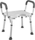 Generic Bathtub Shower Chair, Modern Lightweight Bath Tub Bench Chair with Non-Slip Seat Assist Medical Adjustable Shower Chair Shower Stool, 33*44cm, White