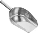 ABOOFAN Stainless Steel Multi Purpose Scoop Ice Cube Shovel Cereal Popcorn Shovel Lightweight and Kitchen Supply for French Fries Ice and More