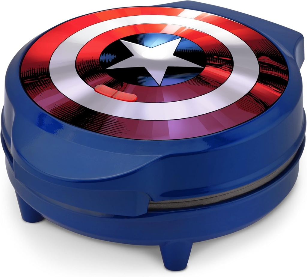 Marvel MVA-278 Captain America Waffle Maker, Blue