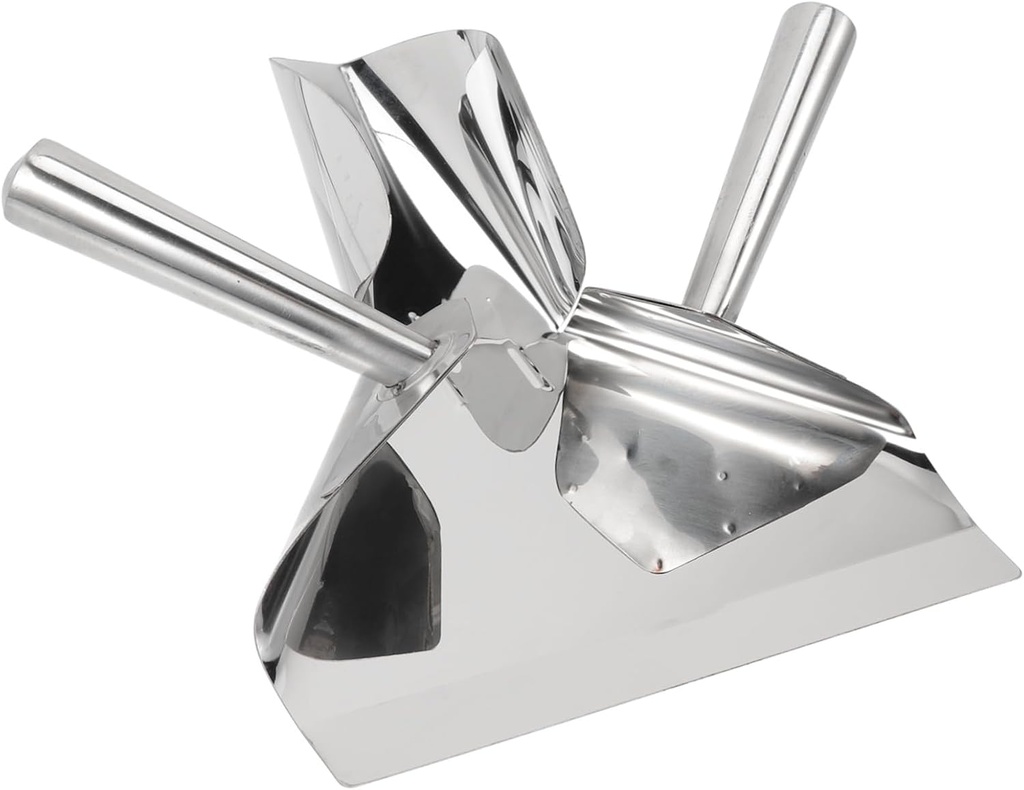 Stainless Steel French Fry Scoop with Dual Handles Lightweight Easy to Clean for Popcorn Snacks and Desserts Reliable Kitchen Tool for Home and Restaurant Use