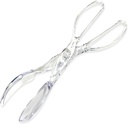 Chef Craft Premium Salad Scissor Tongs, 11.25 inch, Clear