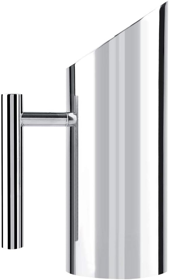 Stainless Steel Water Pitcher, Iced Tea Jug Teapot with Handle Cold and Hot Water Pitcher, for Homemade Drinks Iced Tea Wine Coffee Milk Home Hotel Serving Tool(1L)