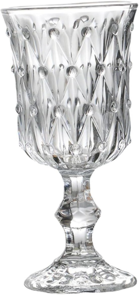 PRETYZOOM Wine Goblet Glass Elegant Transparent Cocktail Cup for Wine Whiskey and Martinis for Weddings Parties and Home Decor Design for Stylish Entertaining